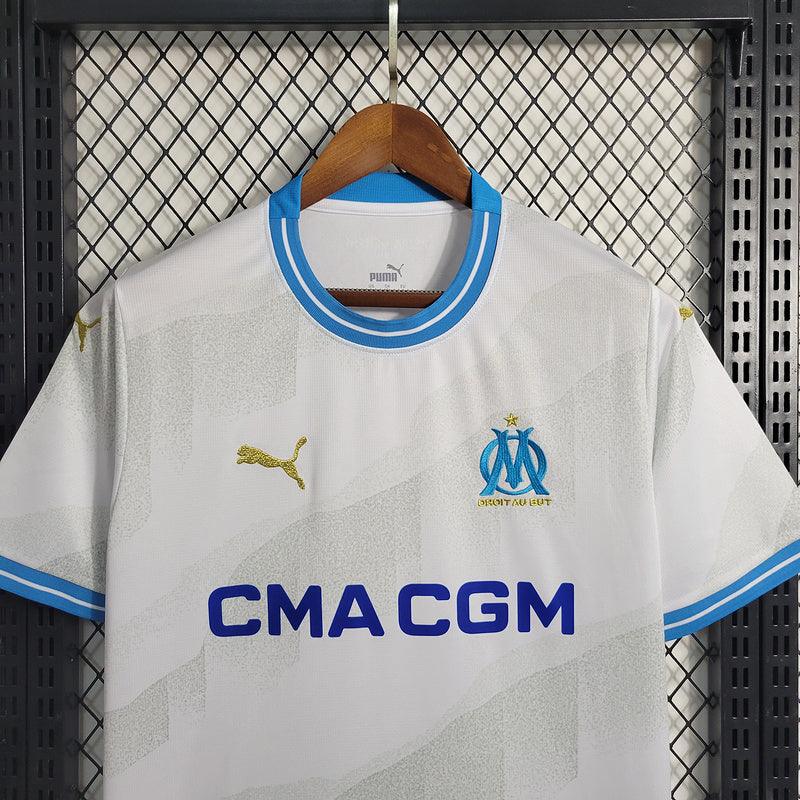 Camisa Olympique de Marseille I 23/24 Puma - Blanco