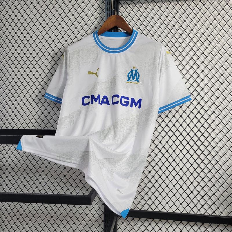 Camisa Olympique de Marseille I 23/24 Puma - Blanco