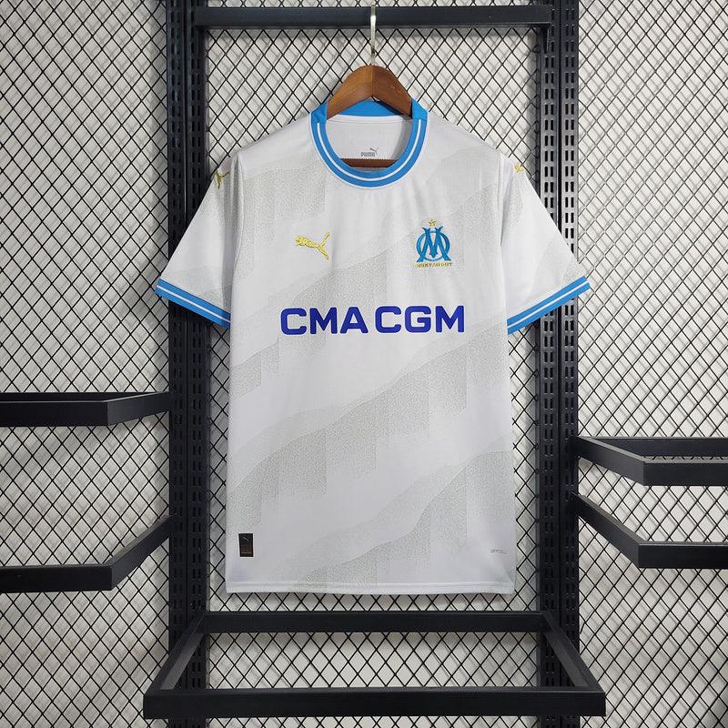 Camisa Olympique de Marseille I 23/24 Puma - Blanco