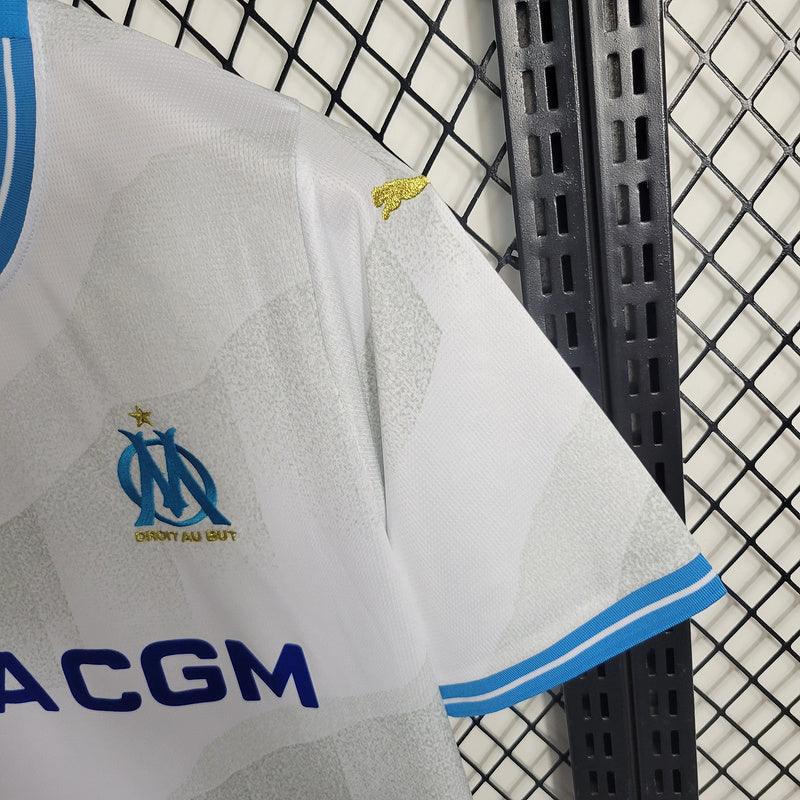 Camisa Olympique de Marseille I 23/24 Puma - Blanco