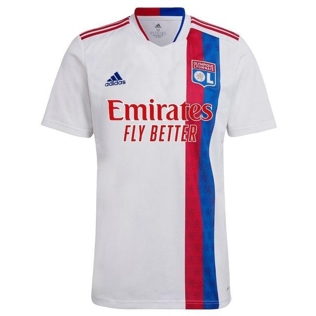 Camisa Olympique Lyon I 21/22 Adidas - Blanco