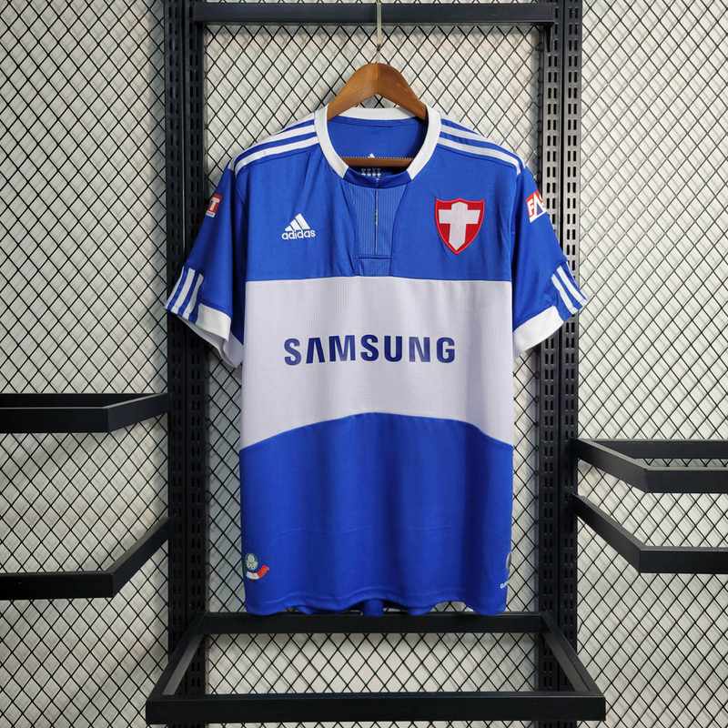 Camiseta Retro Palmeiras 2009 - Azul/Blanco