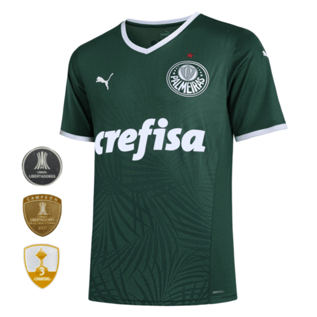 Camisa Palmeiras I [Patch Libertadores] 22/23 Puma - Verde