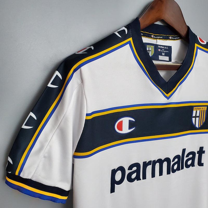 Camiseta Parma Retro 2002/2003 Champion - Blanco