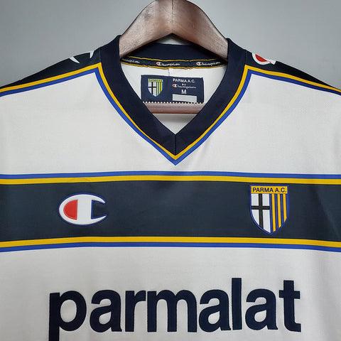 Camiseta Parma Retro 2002/2003 Champion - Blanco