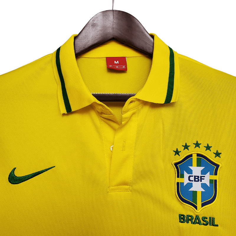 Camisa Polo Brasil Amarillo - Masculina