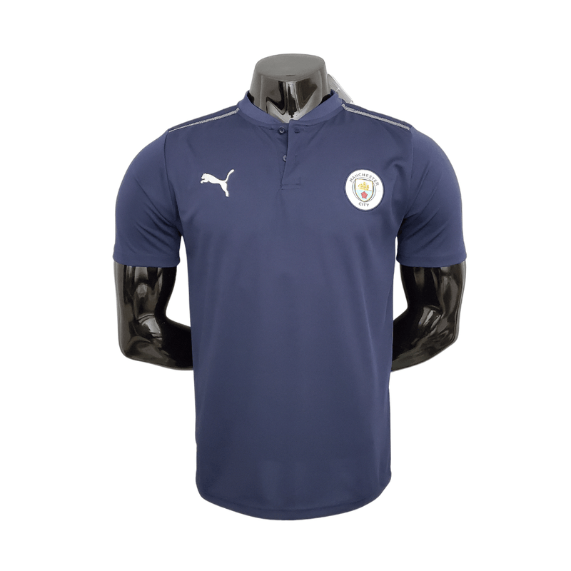 Camisa Polo Manchester City Azul - Masculina