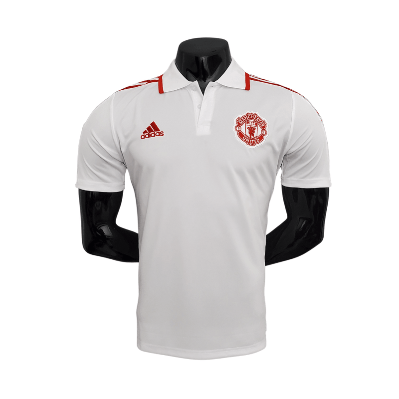 Camisa Polo Manchester United Blanco - Masculina