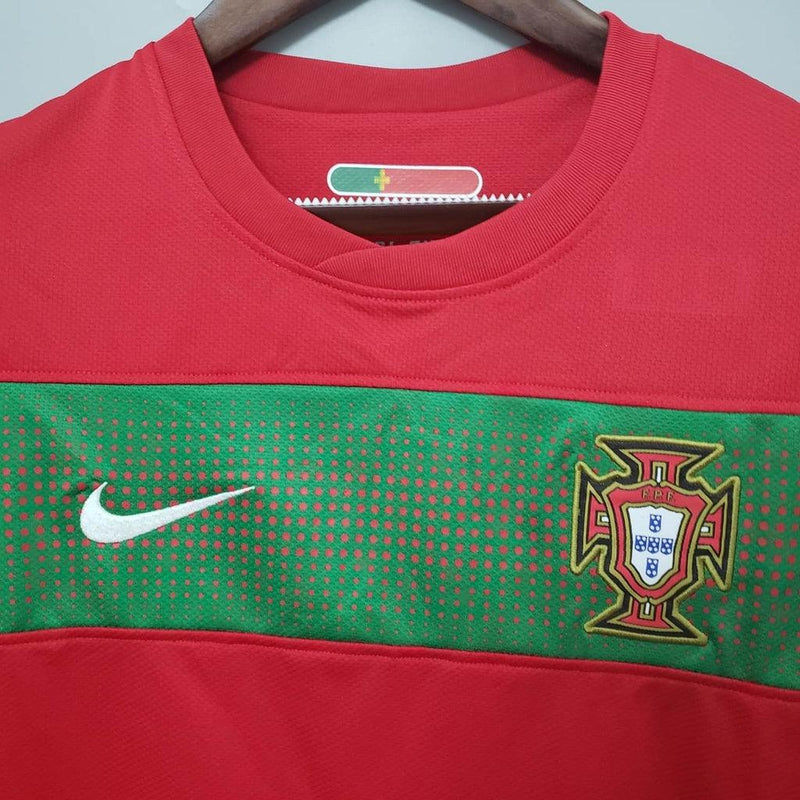 Camiseta Portugal Retro 2010 - Rojo/Verde