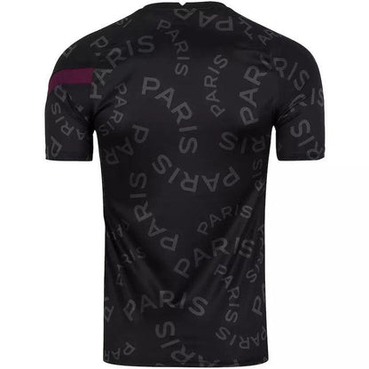 Camisa Pré-jogo PSG 20/21 Jordan - Negro e Dorado