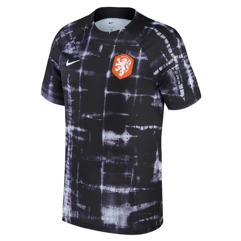 Camisa Pré-jogo Seleccion Holanda 22/23 Nike - Negro