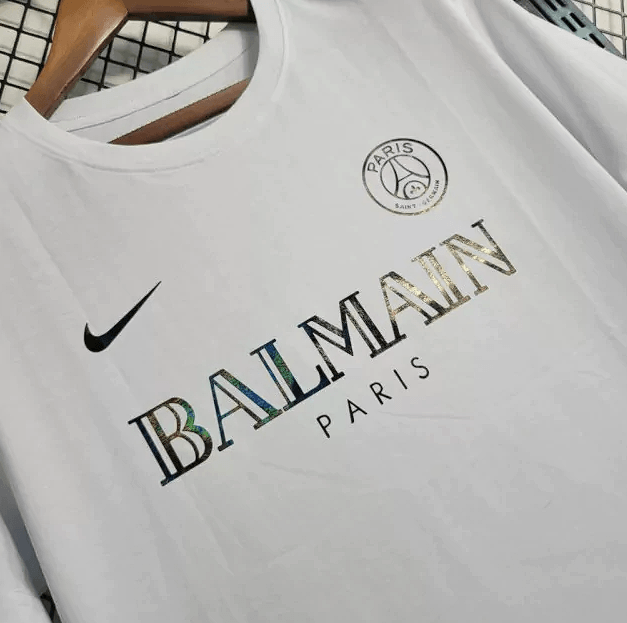 Camisa PSG 23/24 Lançamento Edición Especial Balmain Paris