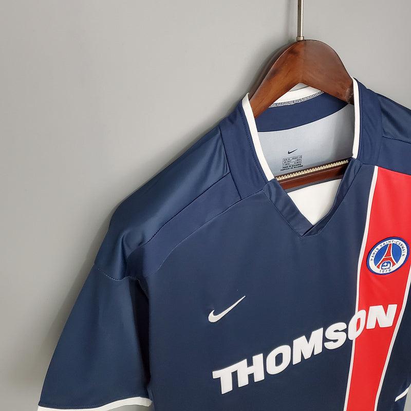 Camiseta PSG Retro 2002/2003 - Azul/Roxo