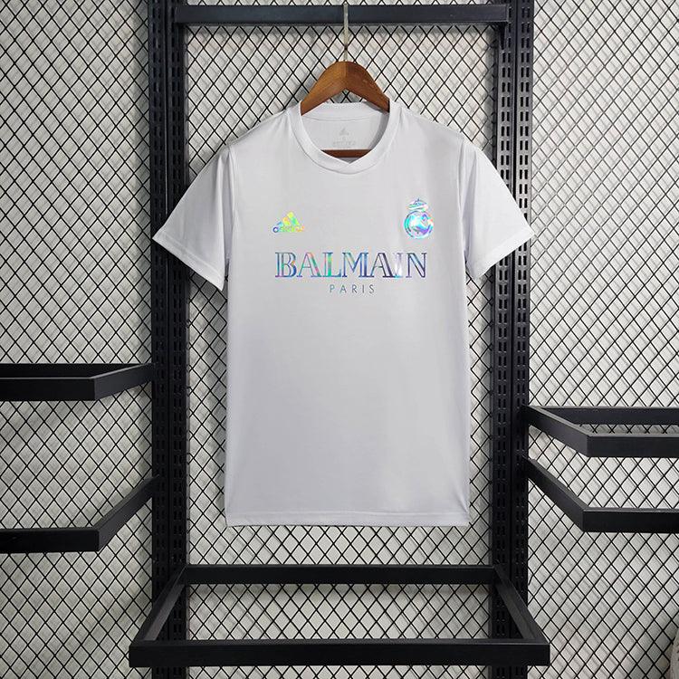 Camiseta Real Madrid 23/24 Balmain - Blanco