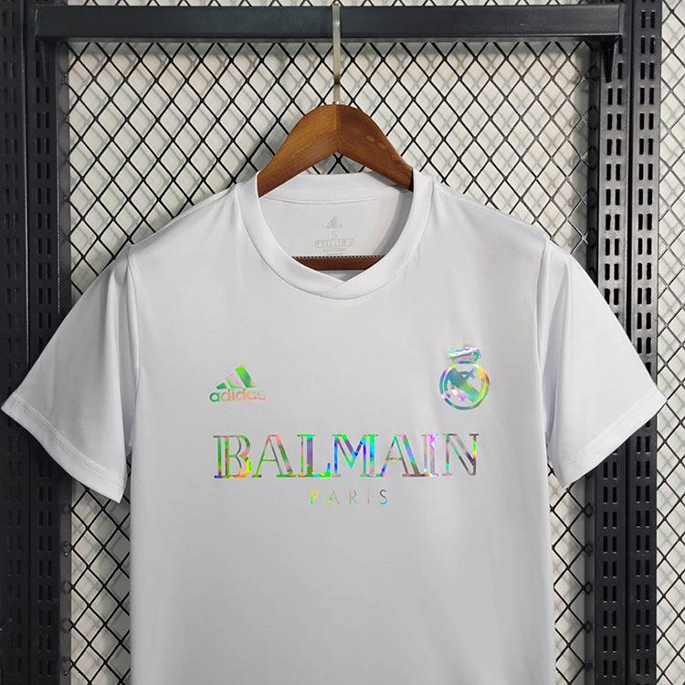 Camiseta Real Madrid 23/24 Balmain - Blanco