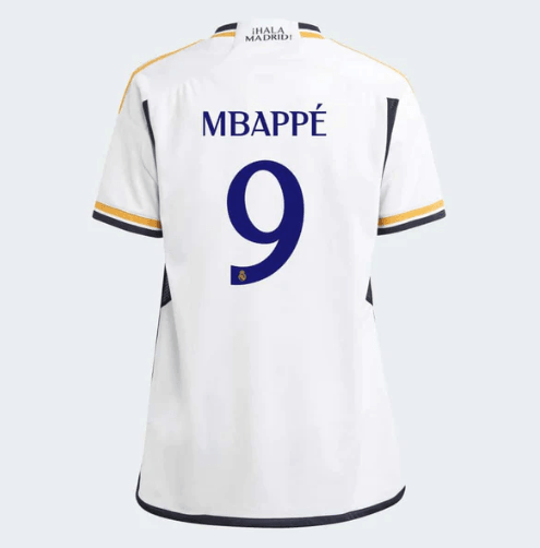 Camiseta Real Madrid Primera Equipacion 23/24 Blanco - "MBAPPÉ 9"