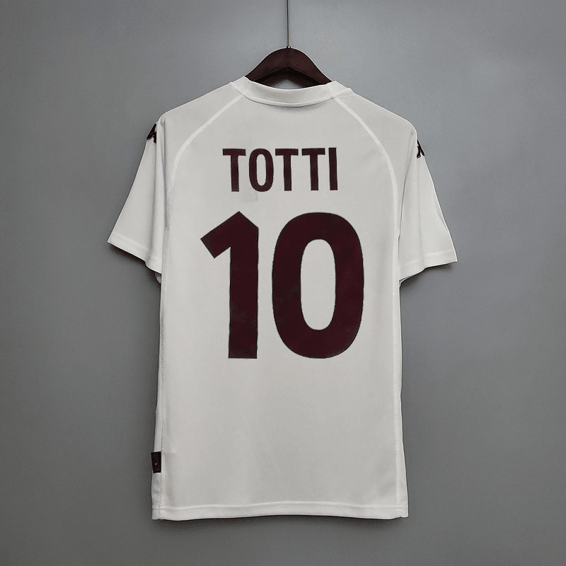 Camiseta Roma Retro 2000/2001 - Blanco