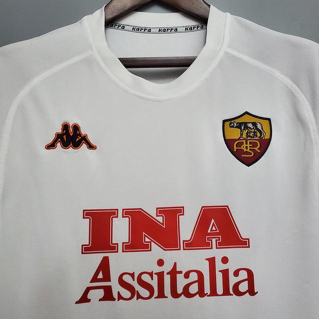 Camiseta Roma Retro 2000/2001 - Blanco