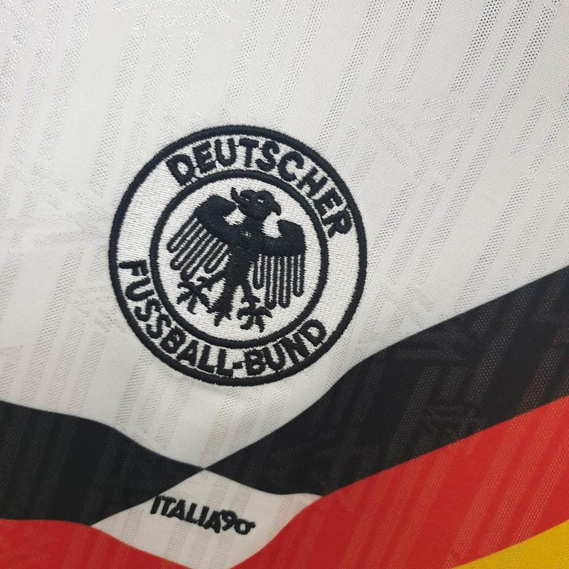 Camiseta Selección Alemania Retro 1990 - Blanco