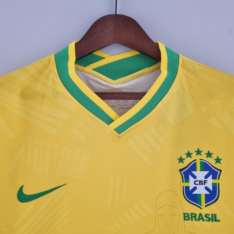 Camisa Seleccion Brasil 2022 Nike - Amarillo - Conceito Rio