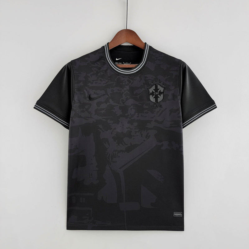 Camisa Seleccion Brasil 2022 Nike - Negro - Conceito  All Black