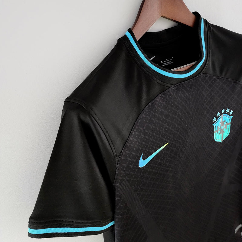 Camisa Seleccion Brasil 2022 Nike - Negro - Conceito Negro