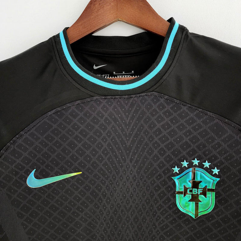 Camisa Seleccion Brasil 2022 Nike - Negro - Conceito Negro