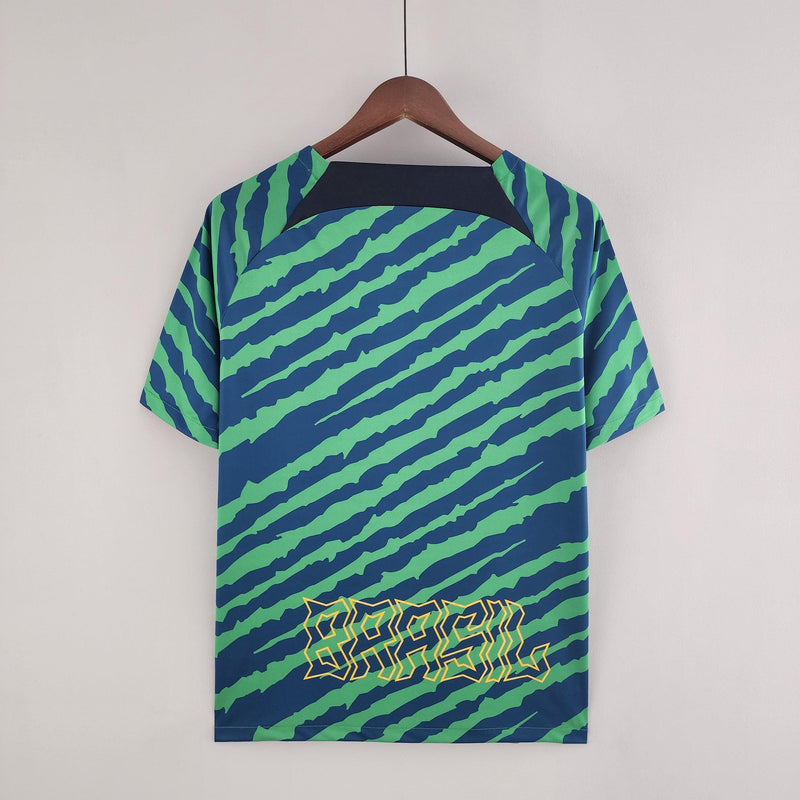 Camisa Seleccion Brasil 2022 Nike - Verde e Azul - Edición Especial