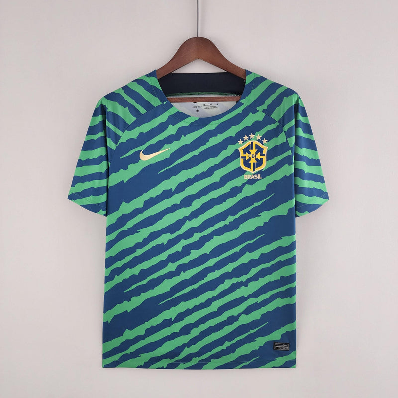 Camisa Seleccion Brasil 2022 Nike - Verde e Azul - Edición Especial