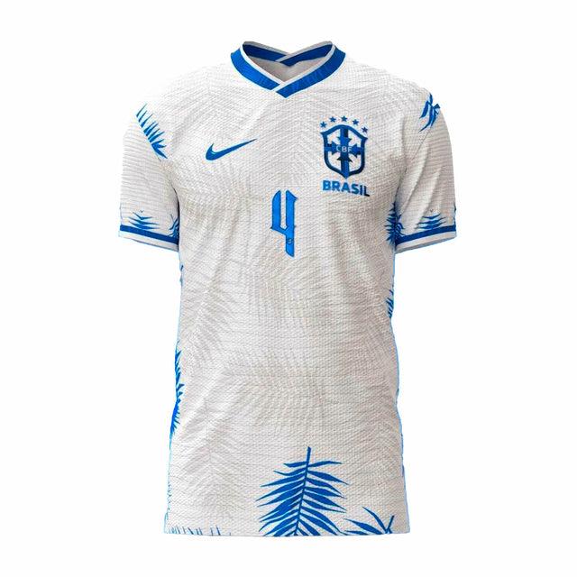 Camisa Seleccion Brasil Fourth 2022 Nike - Blanco - Conceito Floresta Amazônica