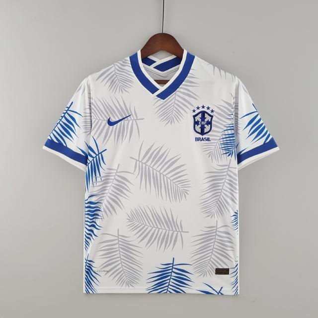 Camisa Seleccion Brasil Fourth 2022 Nike - Blanco - Conceito Floresta Amazônica