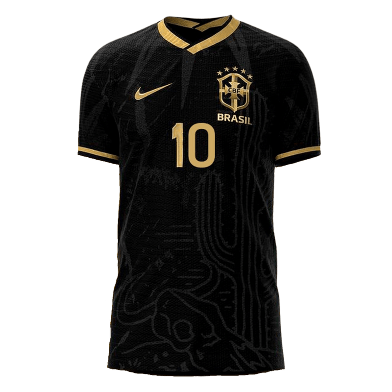 Camisa Seleccion Brasil Fourth 2022 Nike - Negro - Conceito Nordeste