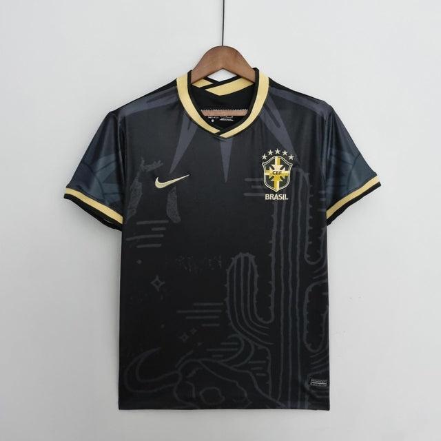 Camisa Seleccion Brasil Fourth 2022 Nike - Negro - Conceito Nordeste