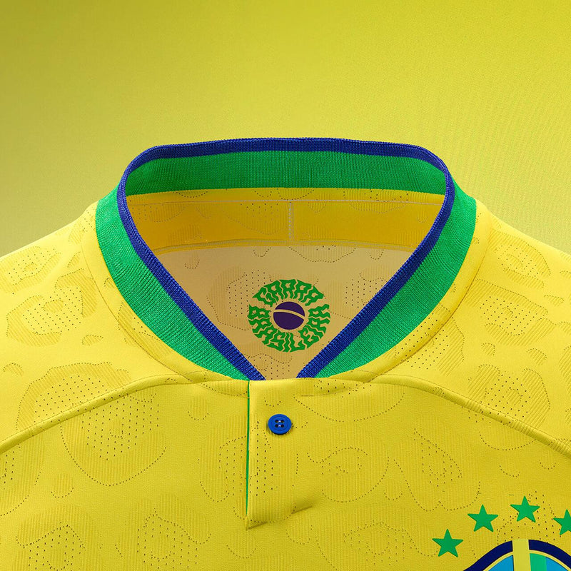 Camisa Seleccion Brasil I [Com Patch] 22/23 Nike - Amarillo