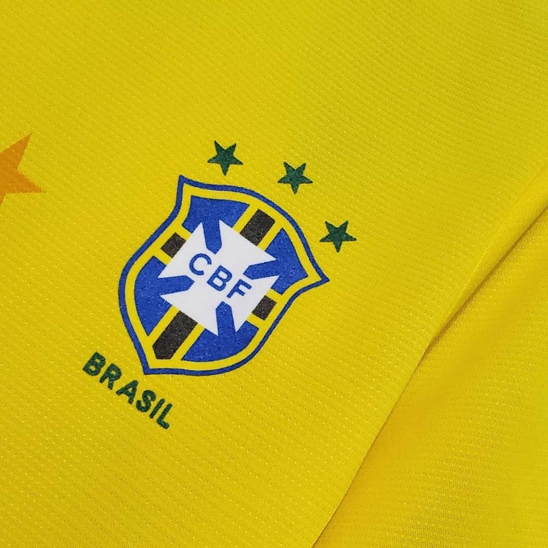 Camiseta Selección Brasil Retro 1993/1994 - Amarillo