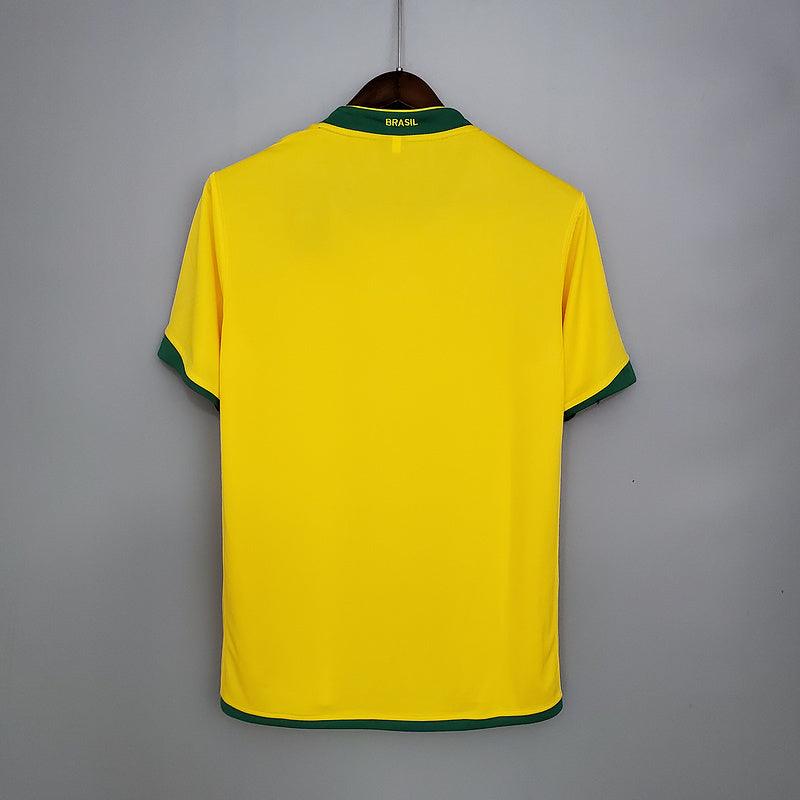 Camiseta Selección Brasileira Retro 2006 Amarillo