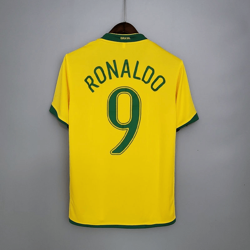 Camiseta Selección Brasileira Retro 2006 Amarillo