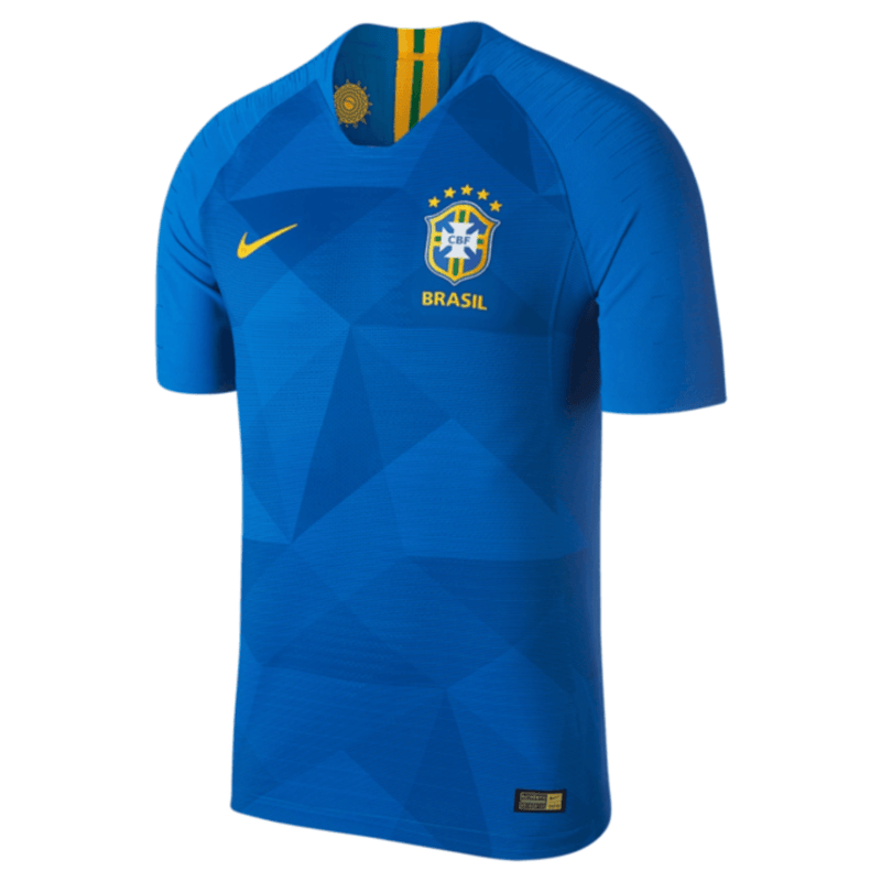 Camiseta Selección de Brasil Retro 2018 - Azul