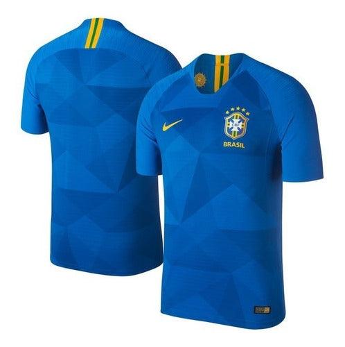 Camiseta Selección de Brasil Retro 2018 - Azul