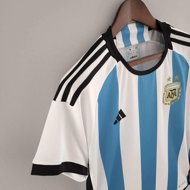 Camisa Seleccion da Argentina I 2022 Adidas - Azul e Blanco