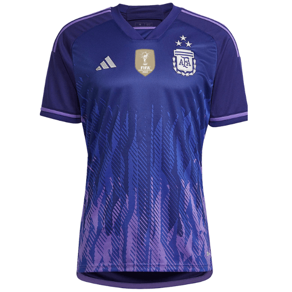 Camisa Seleccion da Argentina II [Com Patch Copa do Mundo] 2022 Adidas - Roxo