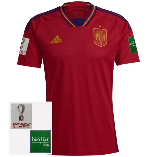 Camisa Seleccion Espanha I 2022 Adidas [Com Patch] - Rojo