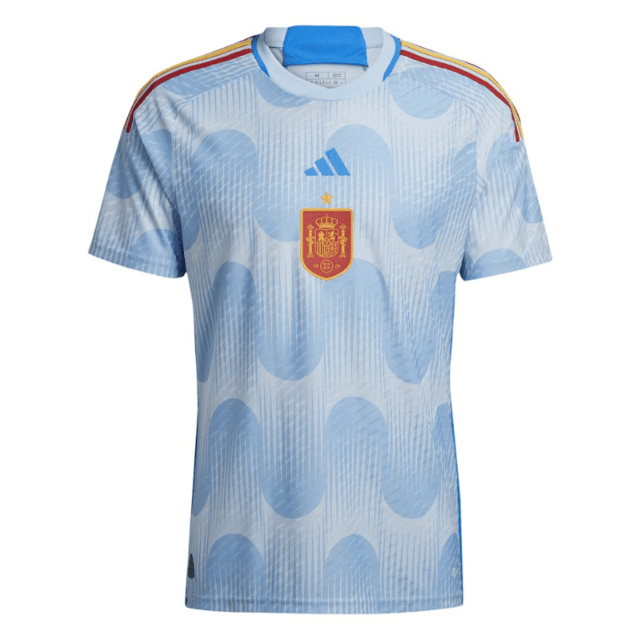 Camisa Seleccion Espanha II 2022 Adidas - Azul Celeste