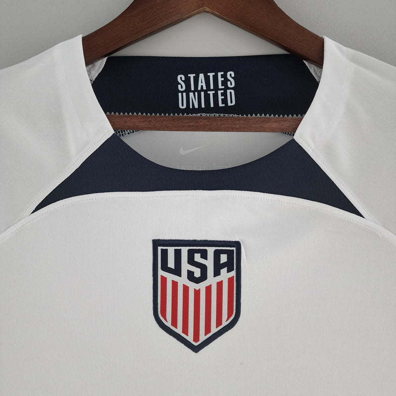 Camisa Seleccion Estados Unidos I 22/23 Nike - Blanco