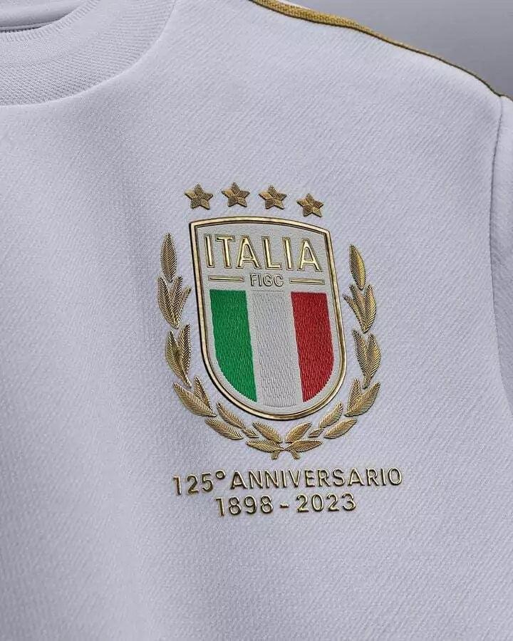 Camisa Seleccion Itália 23/24 125 Anos - Blanco