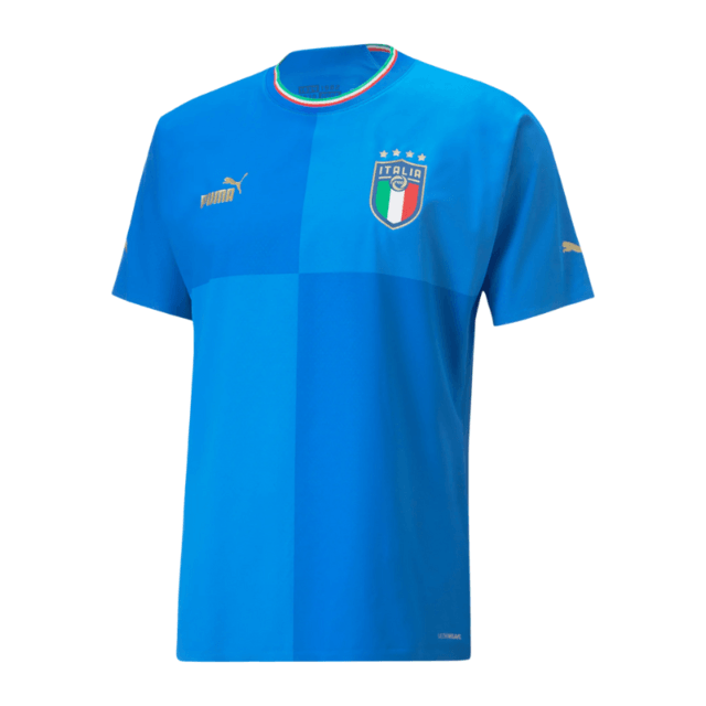 Camisa Seleccion Itália I 22/23 Puma - Azul