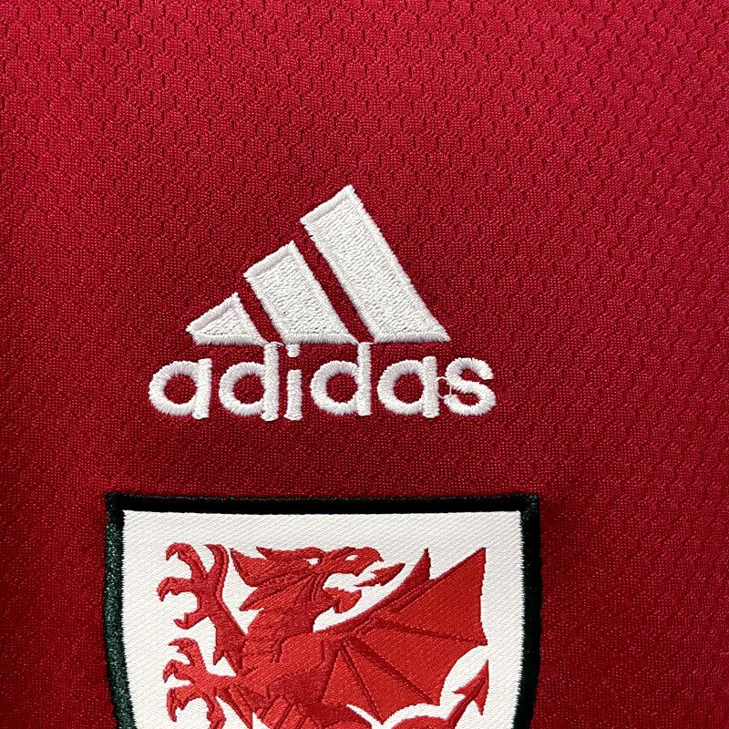 Camisa Seleccion Gales I 2022 Adidas - Rojo