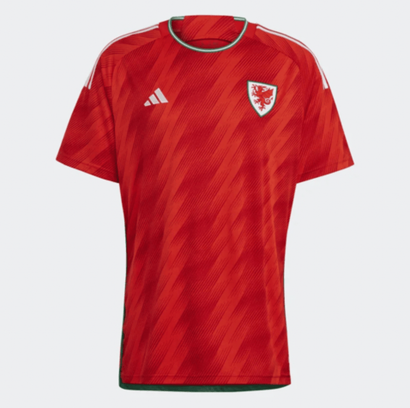 Camisa Seleccion Gales I 22/23 Adidas - Rojo