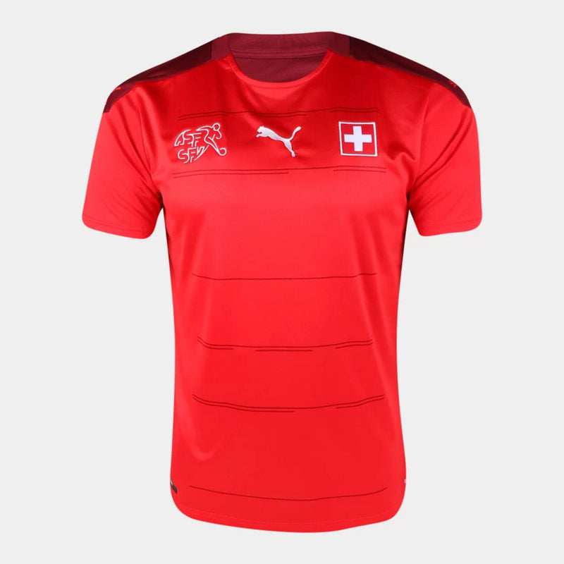 Camisa Seleccion Suíça I 20/21 Puma - Rojo