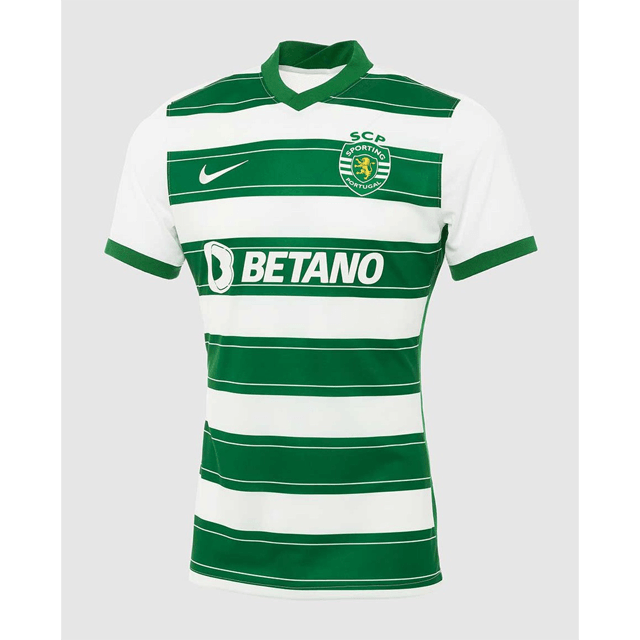 Camisa Sporting I 21/22 Nike - Verde e Blanco